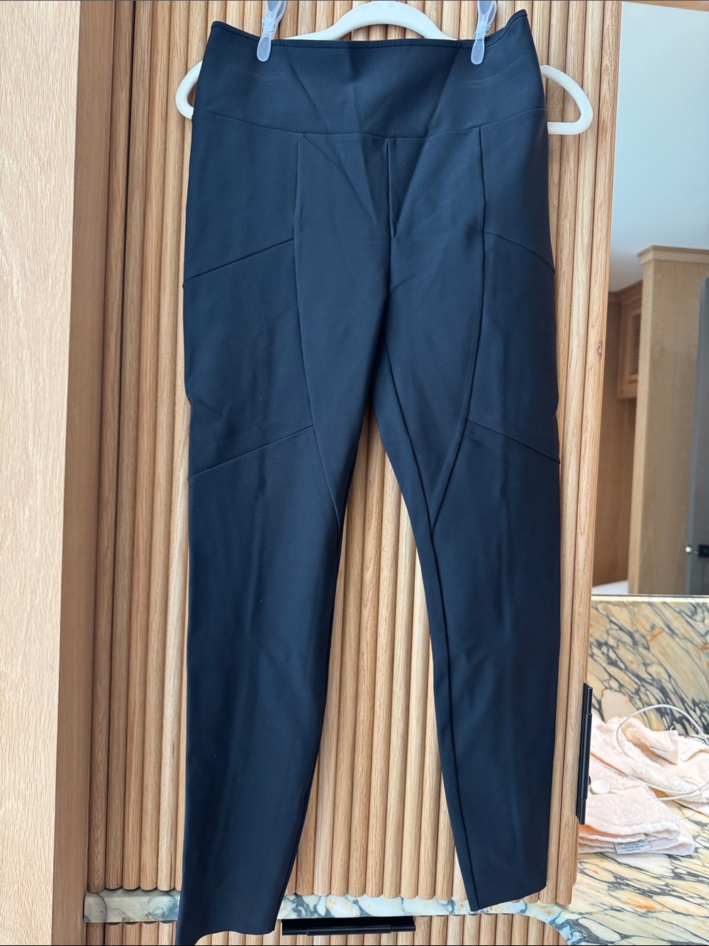 Athleta Black Ponte High-Rise Leggings